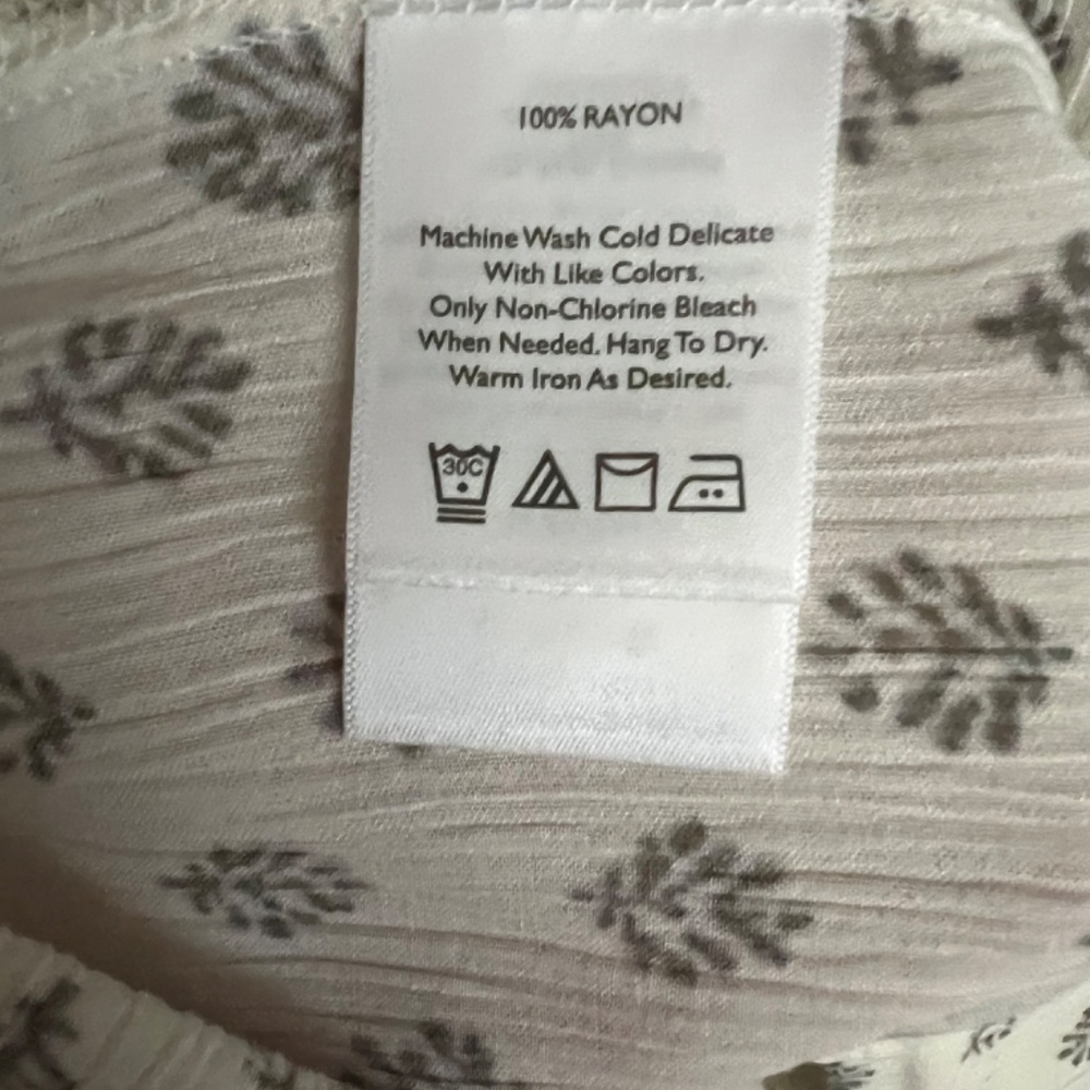 NWT Eddie Bauer Long Sleeve Thistle Faux Wrap Top Size S - Picture 5 of 7